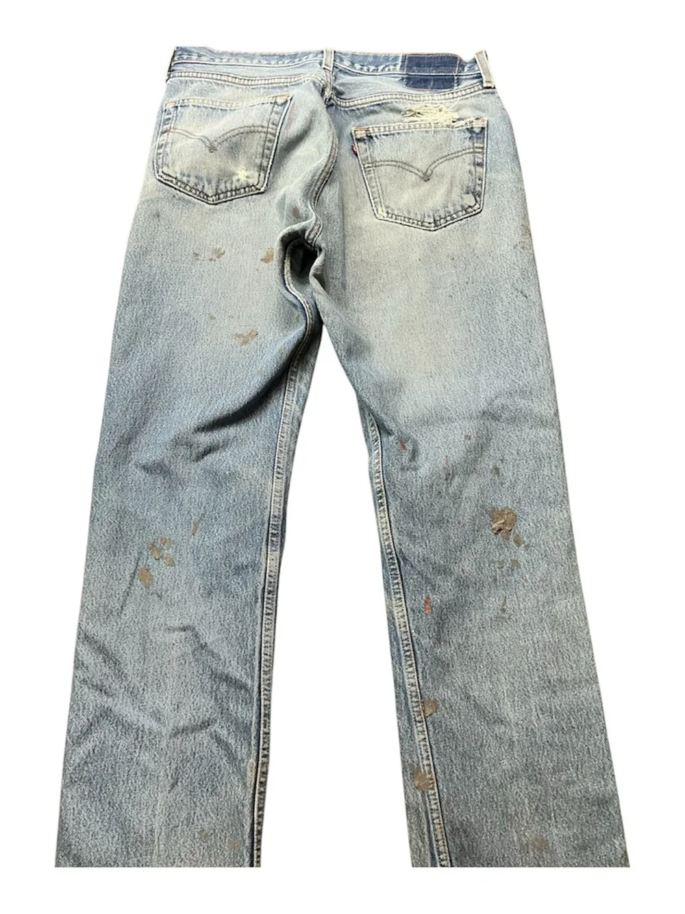 Vintage Levi’s 501 button fly 90s straight leg jeans 34 x 32 USA made